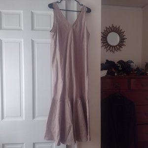 American Giant linen midi dress